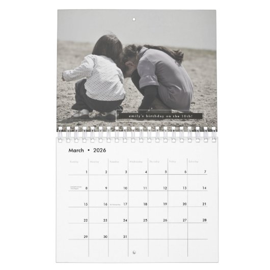 Onze Family Script Fotokalender Kalender (Mar 2026)