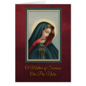 Onze fantastische moeder biedt ons een massaal aan (Voorkant)