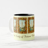 Onze Fatima Centennial Herfst herfst Tweekleurige Koffiemok (Voorkant links)