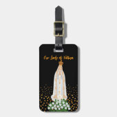 Onze Fatima Processie van kaarsen Bagagelabel (Voorkant verticaal)