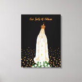 Onze Fatima Processie van kaarsen Canvas Afdruk (Voorkant)