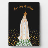 Onze Fatima Processie van kaarsen Fotoplaat (voorkant)