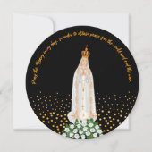 Onze Fatima Processie van kaarsen Kaart (Voorkant)