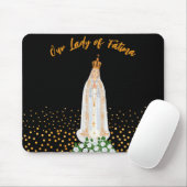 Onze Fatima Processie van kaarsen Muismat (Met muis)