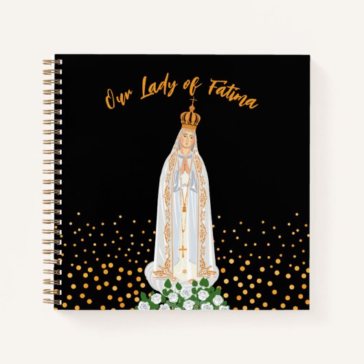 Onze Fatima Processie van kaarsen Notitieboek (Voorkant)