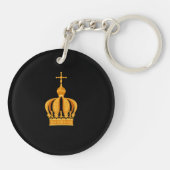 Onze Fatima Processie van kaarsen Sleutelhanger (Achterkant)