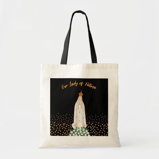 Onze Fatima Processie van kaarsen Tote Bag (Voorkant)