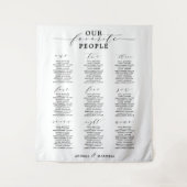 Onze favoriete mensen die de zitplaats van het huw wandkleed (Voorkant)