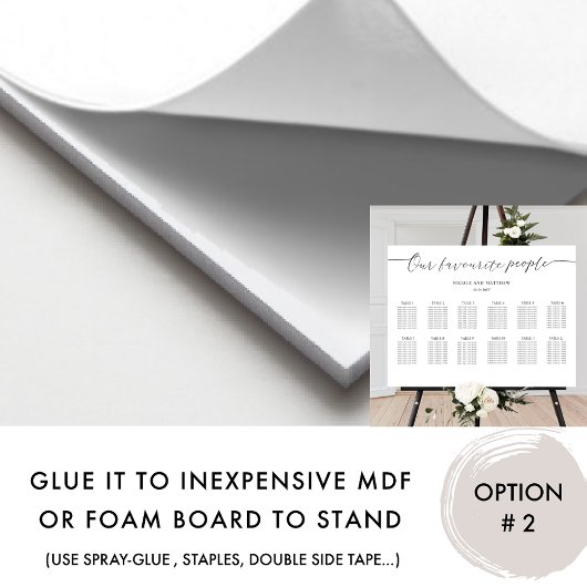 Onze favoriete mensen horizontaal zitplaatsen kaar poster