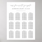 Onze favoriete mensen | Schema voor weddenschappen Poster (Voorkant)