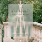 Onze favoriete mensen Trouwen 7 Tafel Zitplaatsen Acryl Bord