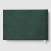 Onze favoriete mensen Trouwen Forest Green & Gold Gastenboek (Achterkant)