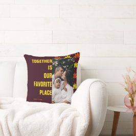 Onze favoriete plek: familienaam en foto's kussen