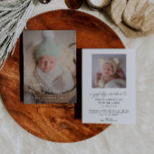 Onze feestelijke wonder kerstgeboorte aankondiging