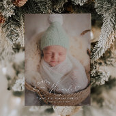 Onze feestelijke wonder kerstgeboorte aankondiging