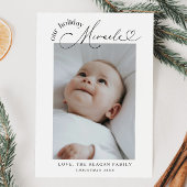 Onze feestelijke wonder kerstgeboorte aankondiging