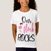 Onze Flock Rocks Flamingo Moederdag Gift T-shirt (Voorkant)