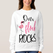 Onze Flock Rocks Flamingo Moederdag Gift Trui (Voorkant)