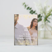 Onze Forever Begins: De bruiloft van Briefkaart (Staand voorkant)