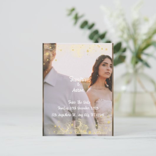 Onze Forever Begins: De bruiloft van Briefkaart (Staand voorkant)