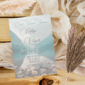 Onze Forever Journey | Moderne bruiloft uitnodigin Kaart