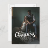 Onze Foto van de Vakantie van Eerste Kerstmis Feestdagenkaart (Voorkant / Achterkant)