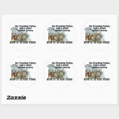 Onze Founding Fathers tegen tirannie Ronde Sticker (Vel)