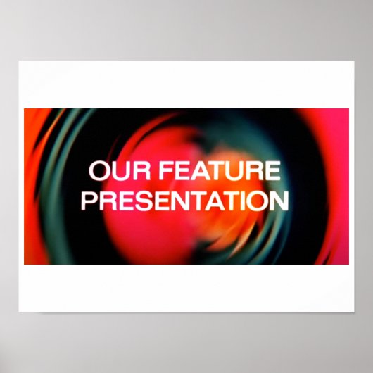 Onze functiepresentatie (matte print) poster (Voorkant)