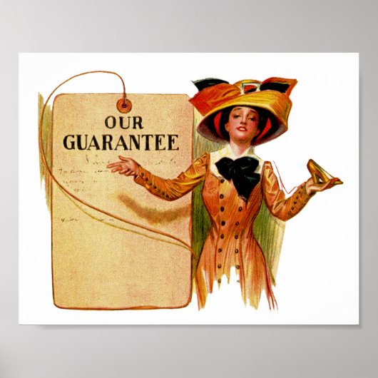 Onze garantie poster (Voorkant)