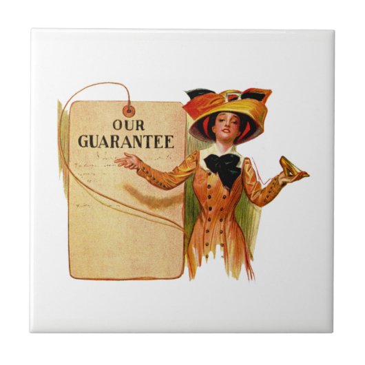 Onze garantie tegeltje (Voorkant)