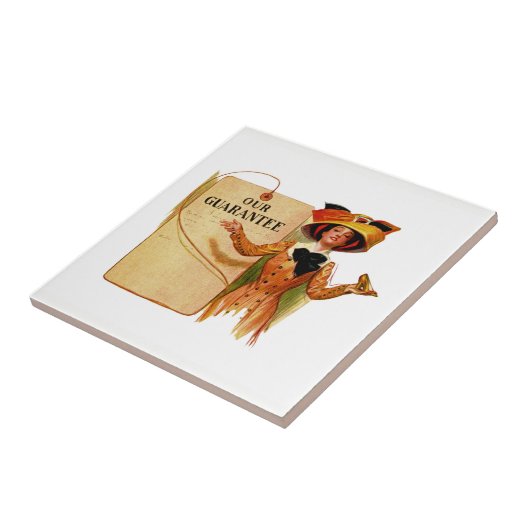 Onze garantie tegeltje (Zijkant)