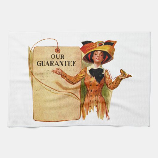 Onze garantie theedoek (Horizontaal)