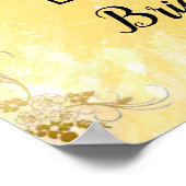 Onze Gast Prinses Bruiloft Uitnodigingsbord Poster (Hoek)