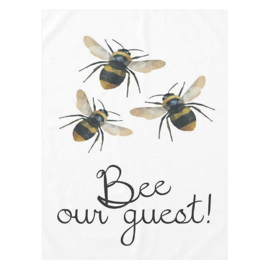 Onze gast zijn | Bee Blanket Tafelkleed (Voorkant)