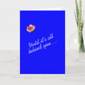 Onze gebeden en ons geloof zijn bij je kaart (Voorkant)