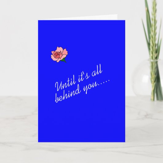 Onze gebeden en ons geloof zijn bij je kaart (Voorkant)