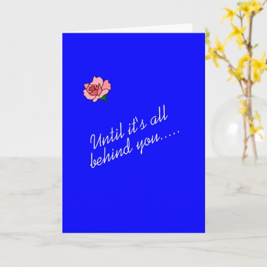 Onze gebeden en ons geloof zijn bij je kaart (Gele Bloem)