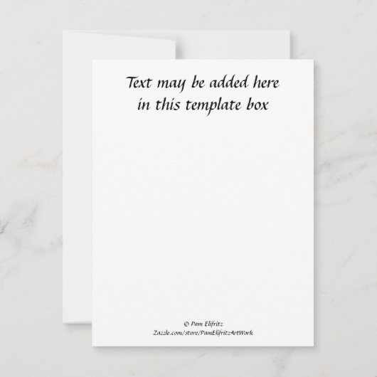 Onze gedachten en gebeden gezegde rozen notitiekaartje (Achterkant)