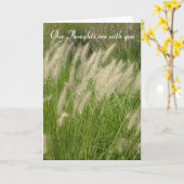 Onze gedachten gaan uit naar de U-Sympathy Card Kaart (Gele Bloem)