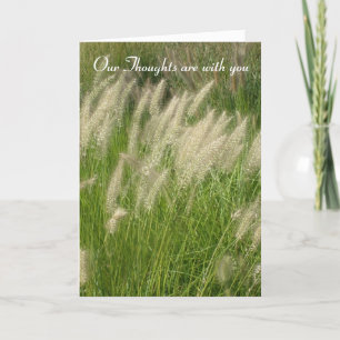 Onze gedachten gaan uit naar de U-Sympathy Card Kaart