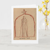 Onze gedachten laten zien kaart (Gele Bloem)