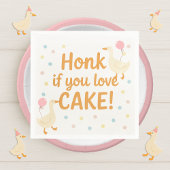 Onze Gekke gans draait er één om | Kleurrijk Servet