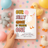 Onze Gekke gans draait er één om | Schattige en kl Kaart