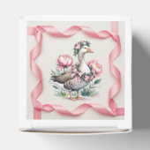 Onze Gekke Gans is Turn One Birthday Bedankdoosjes (Bovenkant)