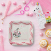 Onze Gekke Gans is Turn One Birthday Papieren Bordje (Feest)