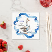 Onze Gekke gans wordt een jongensverjaardag Servet (Insitu)