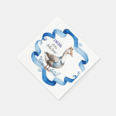 Onze Gekke gans wordt een jongensverjaardag Servet (Hoek)