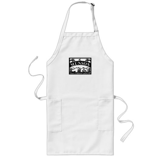 Onze gemeenschappelijke grond - achterontwerp lang schort (Voorkant)