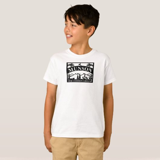 Onze gemeenschappelijke grond Kinder T-shirt (Voorkant volledig)
