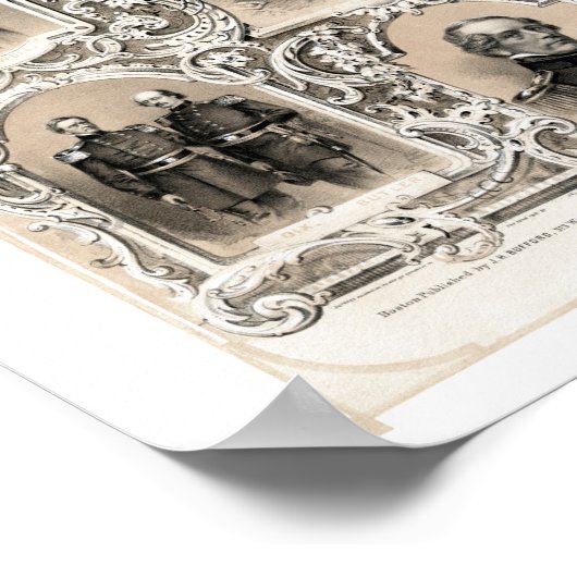 Onze generaals — Burgeroorlog in de Unie Poster (Hoek)